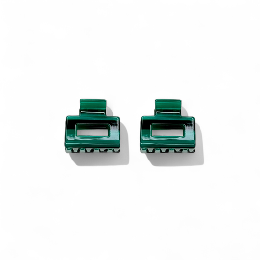 2 Pk Mini Square Claws - Emerald