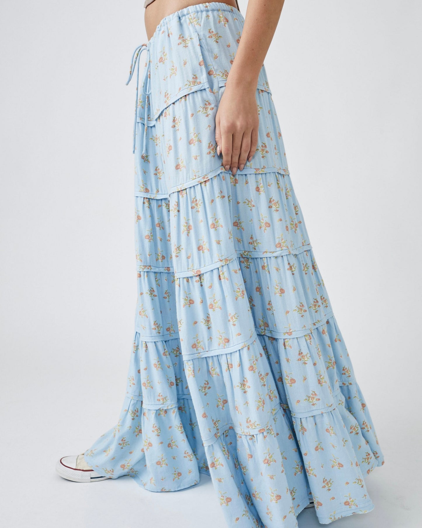 Free People Nova Tiered Maxi Skirt