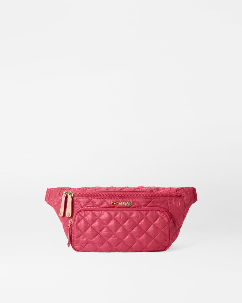 Image of MZ Wallace Dahlia small metro sling bag on a white background