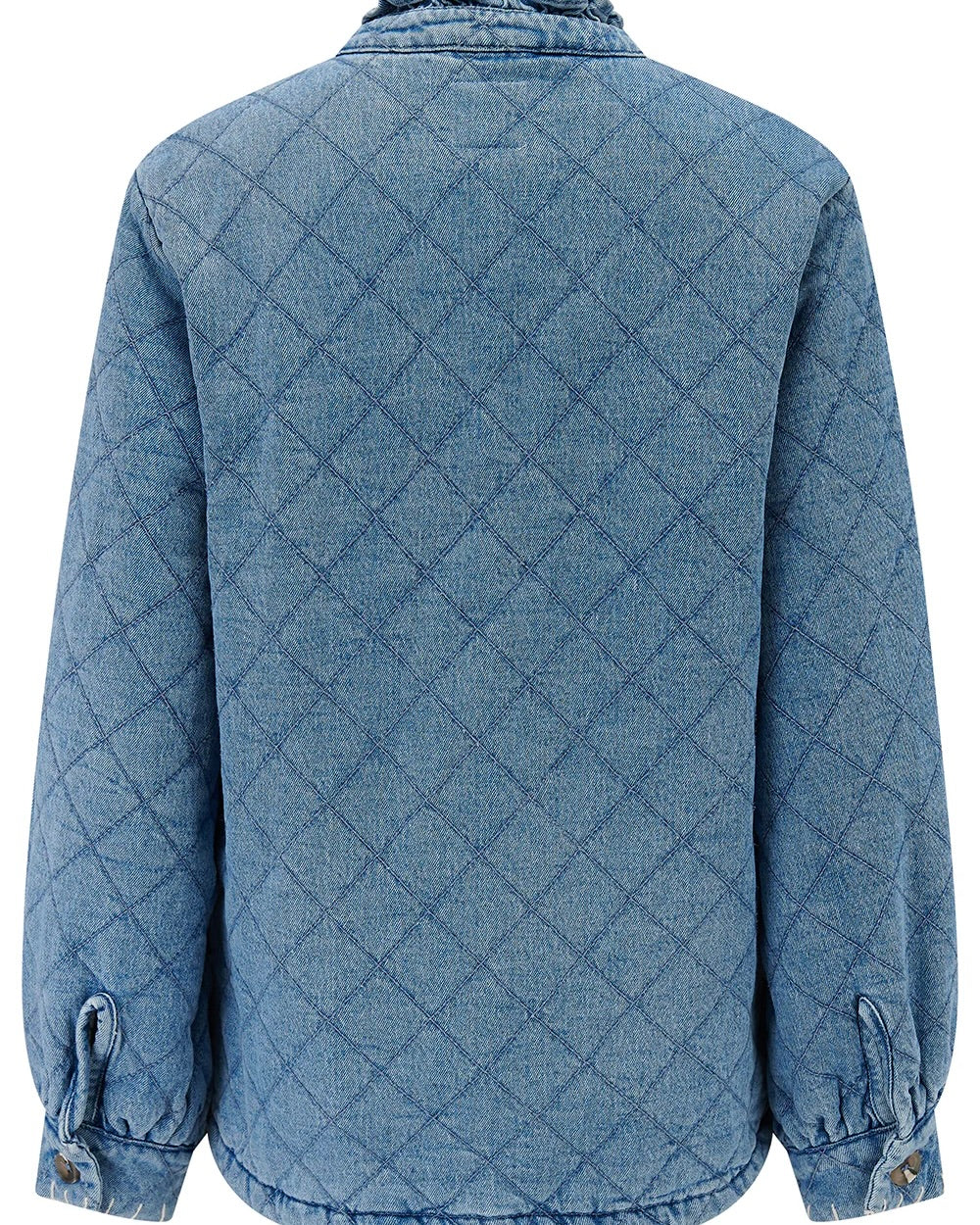 seventy + mochi Quilted Pablo Jacket in color rodeo vintage with on a white background