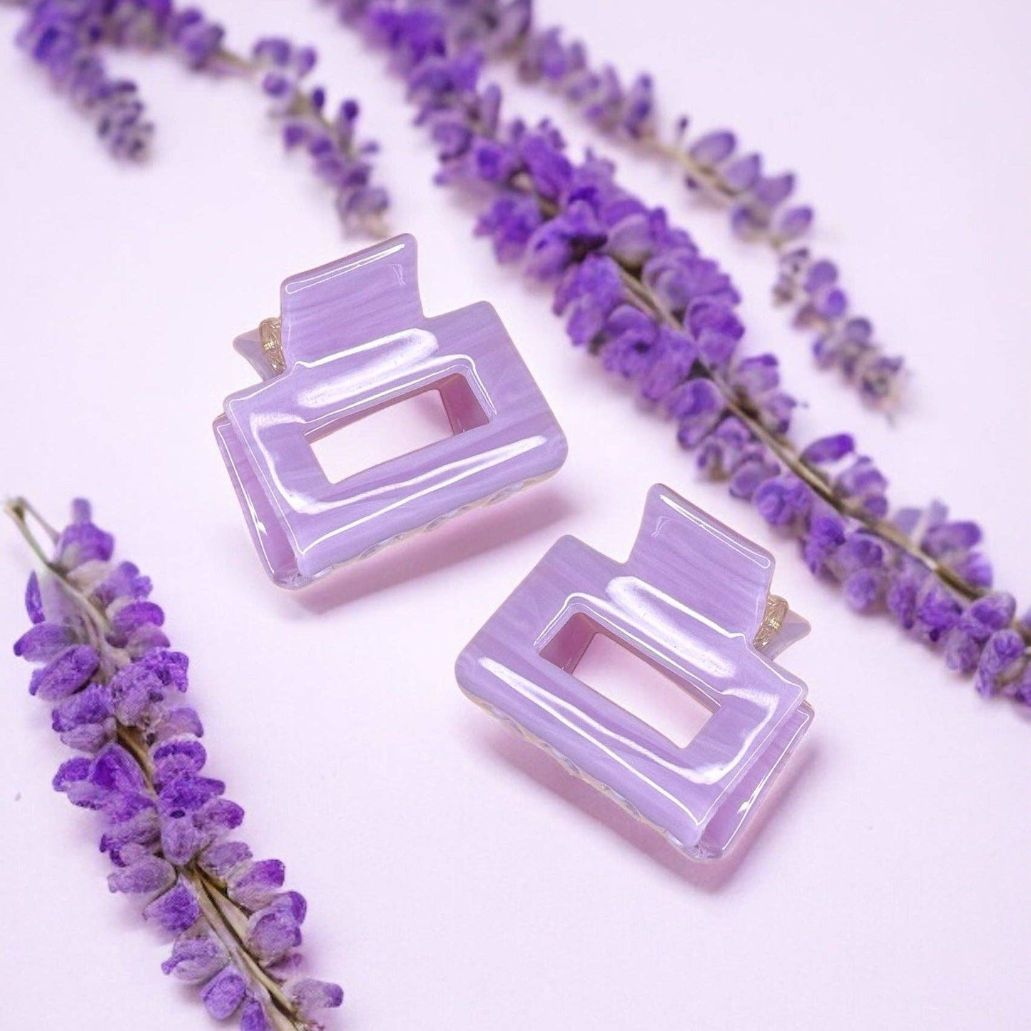 Ecofriendly Acetate 2 Pack Mini Square Claws - Spring Set