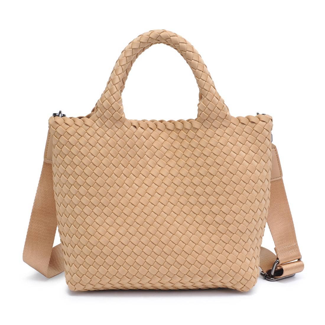 Sky's The Limit - Woven Neoprene Small Crossbody: Olive