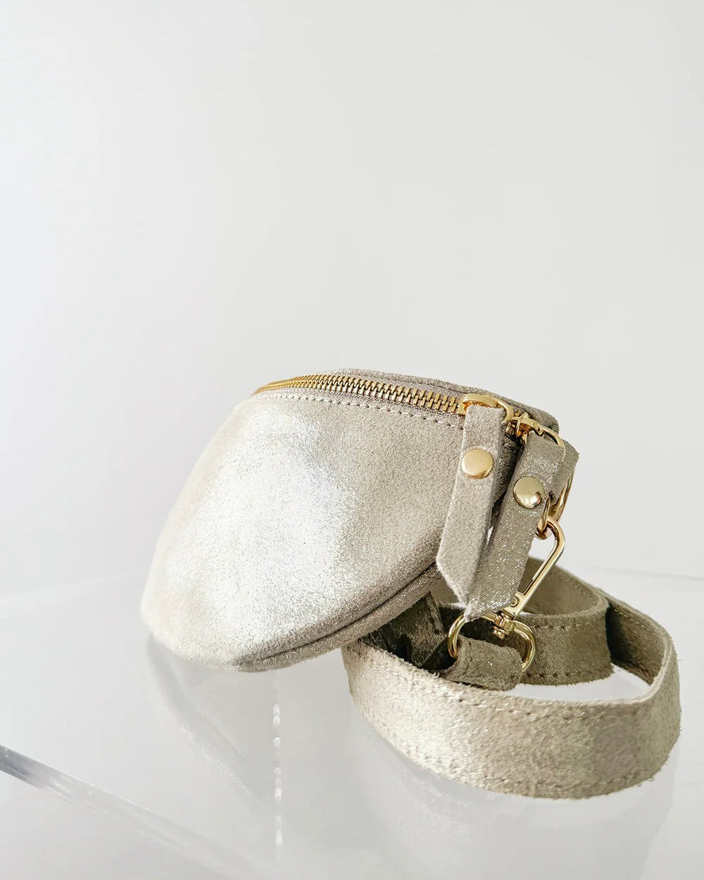 Shelly Glam-Leather Sling Bag