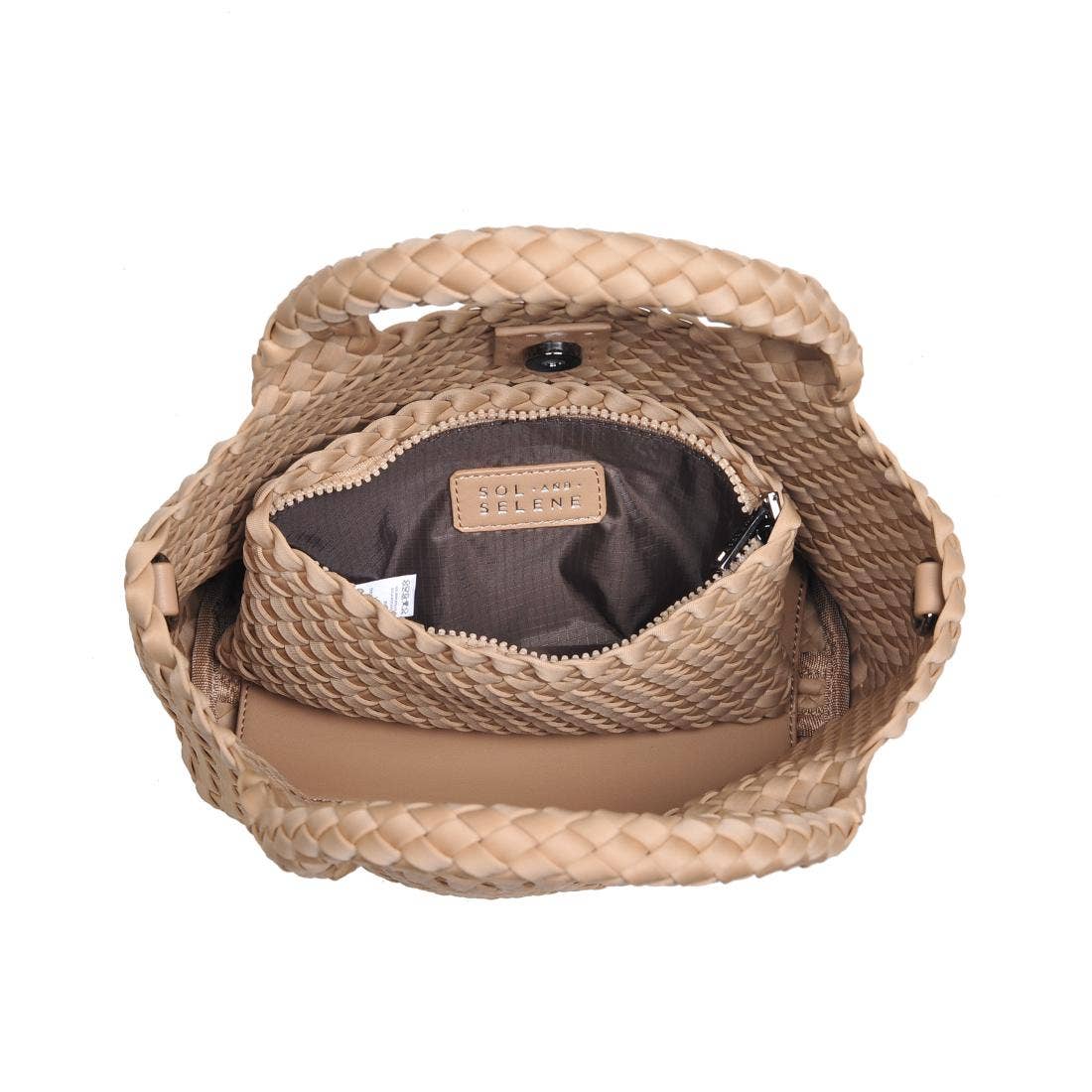 Sky's The Limit - Woven Neoprene Small Crossbody: Olive