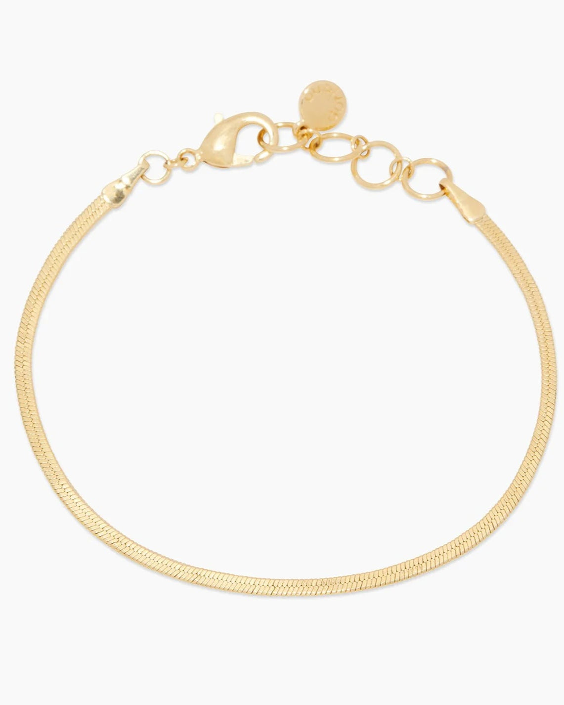 Gorjana Mini Venice Bracelet in gold on a white background