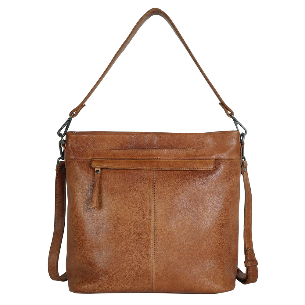 Gretchen Leather Crossbody Bag | Cognac