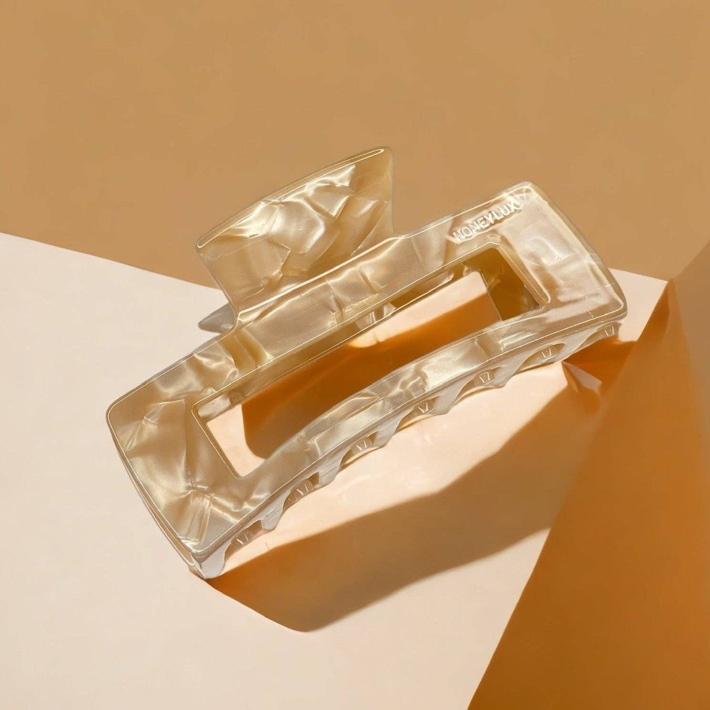 Ecofriendly Acetate Large Claw - Golden Hour