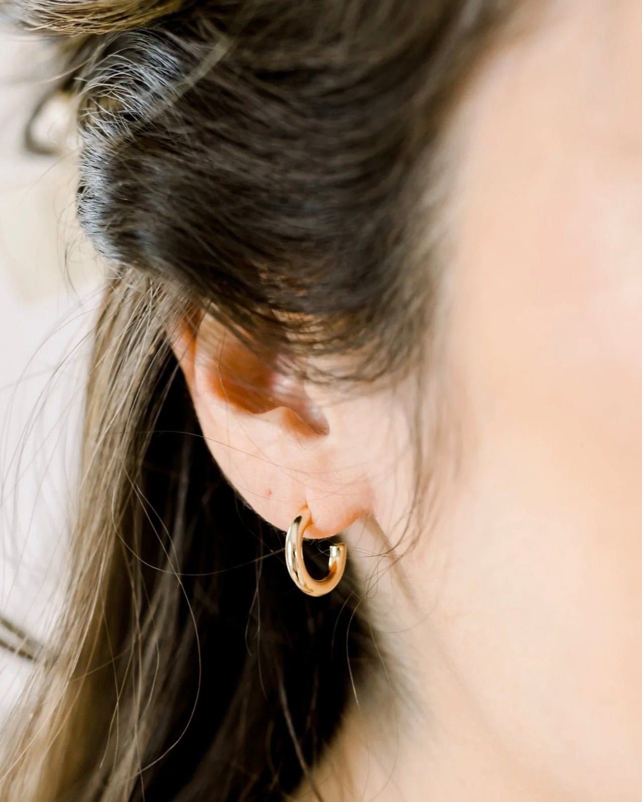 Elli Parr Mini Gold Hoops