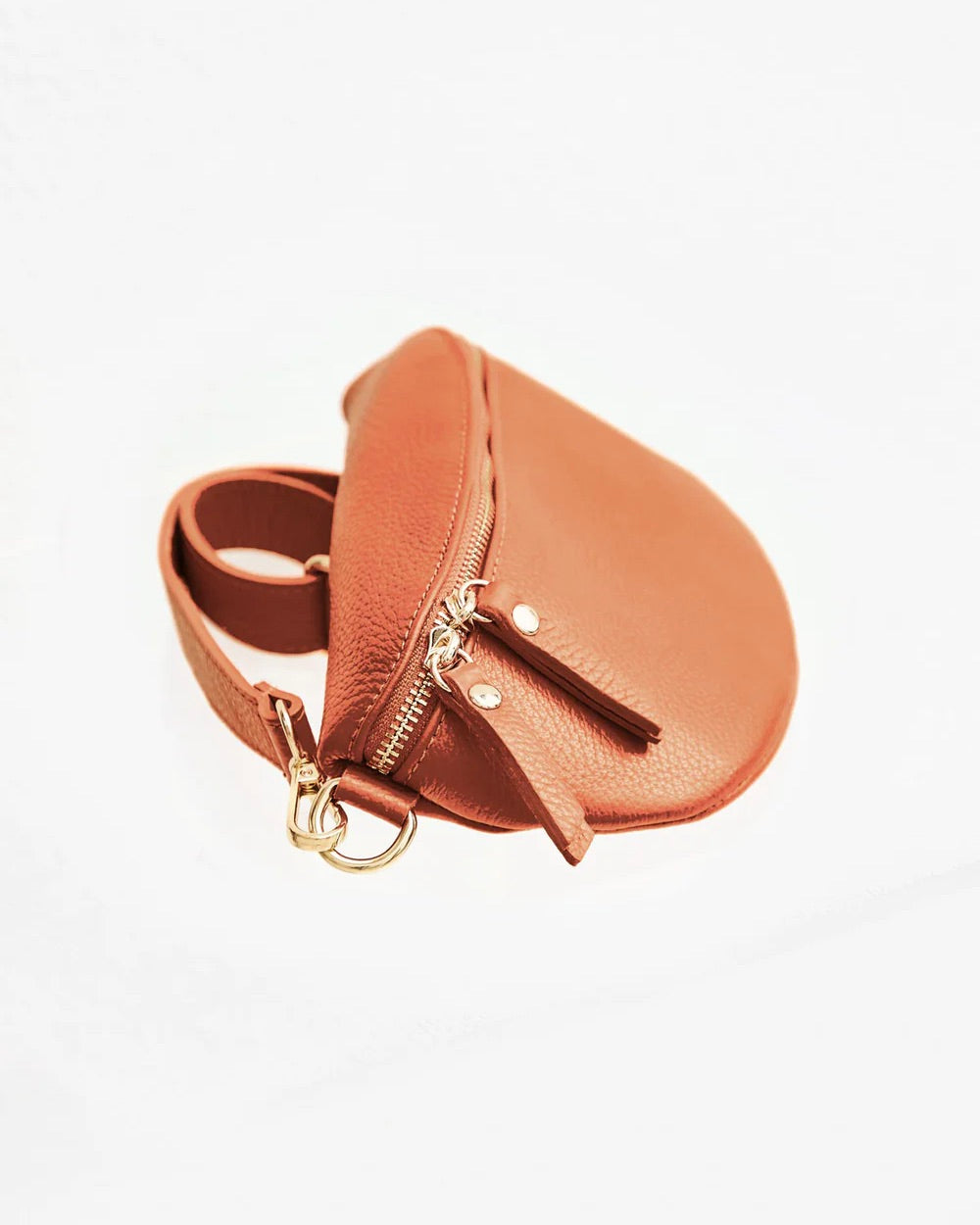 Shelly-Leather Sling Bag