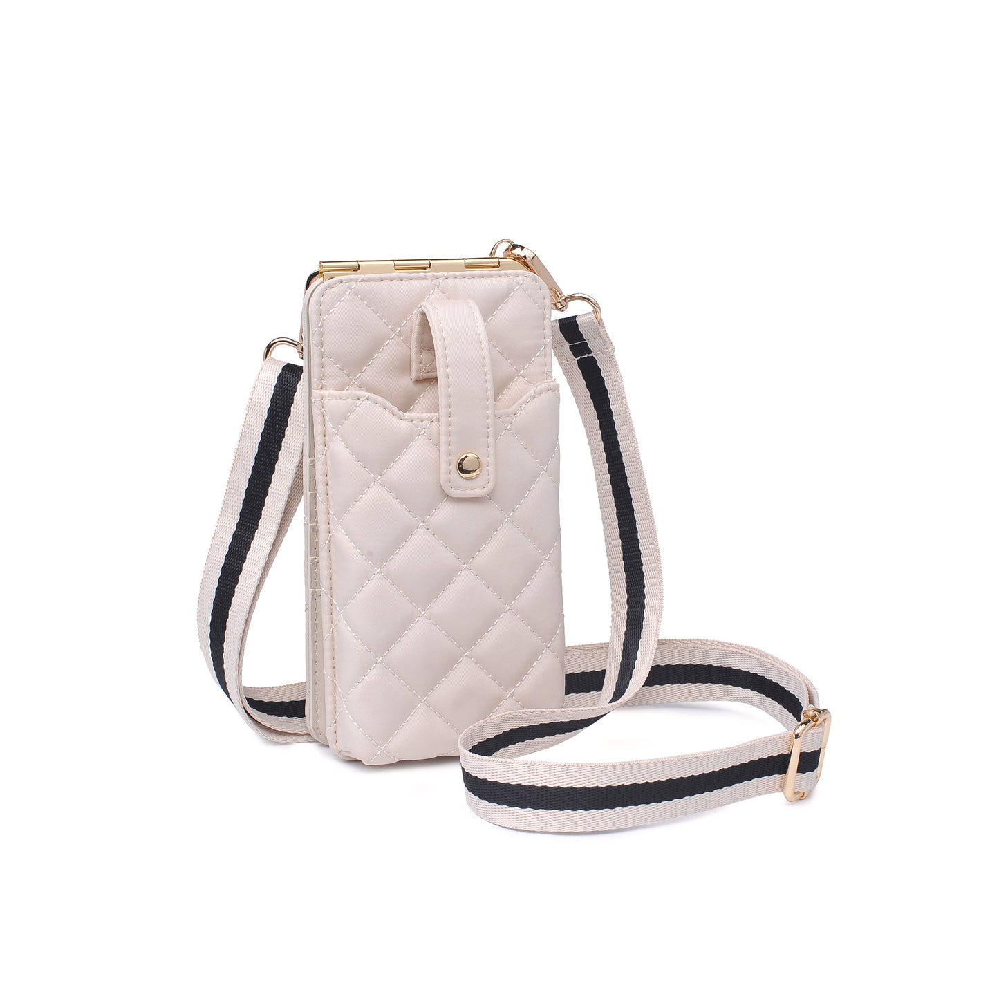 Duality - Quilted Cell Phone Crossbody: Red
