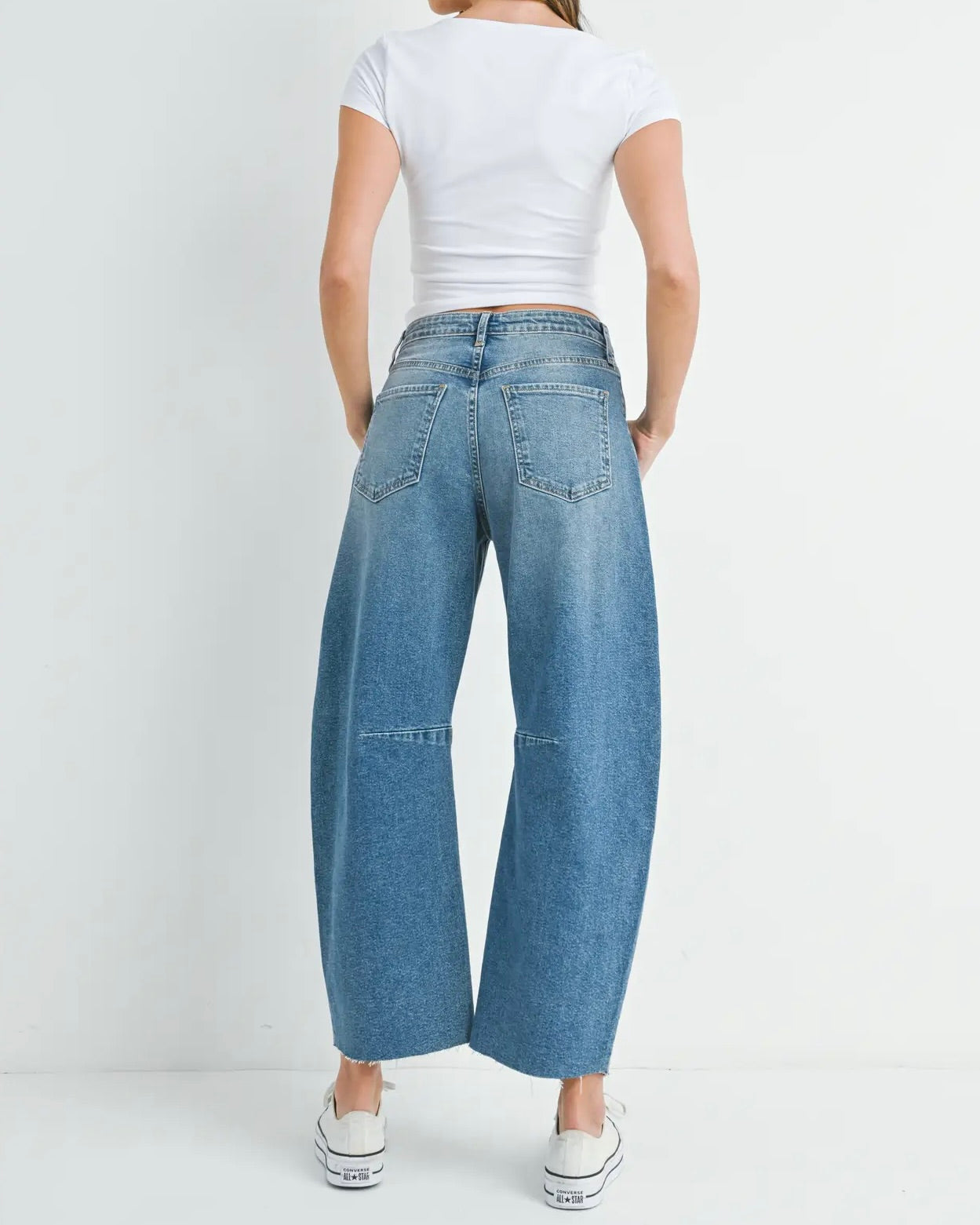 JBD Seamed Barrel Jean