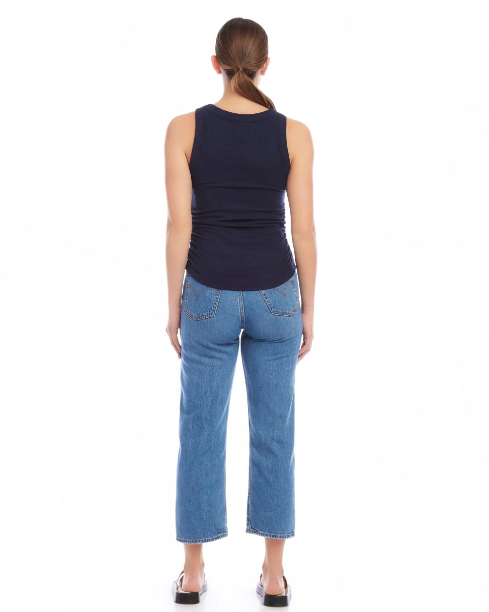 Side Shirred Tank