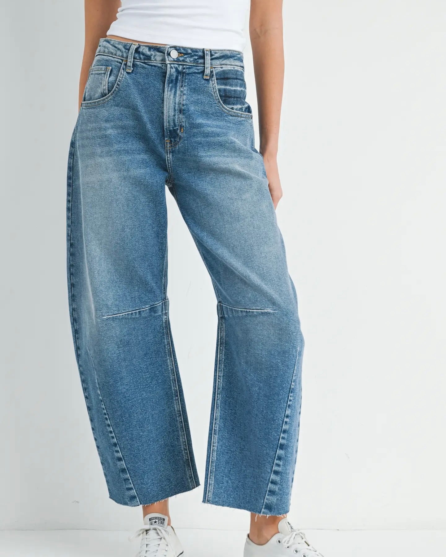 JBD Seamed Barrel Jean