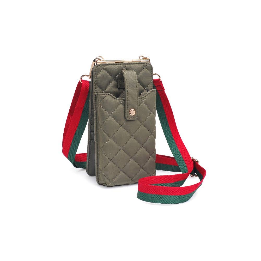Duality - Quilted Cell Phone Crossbody: Cream