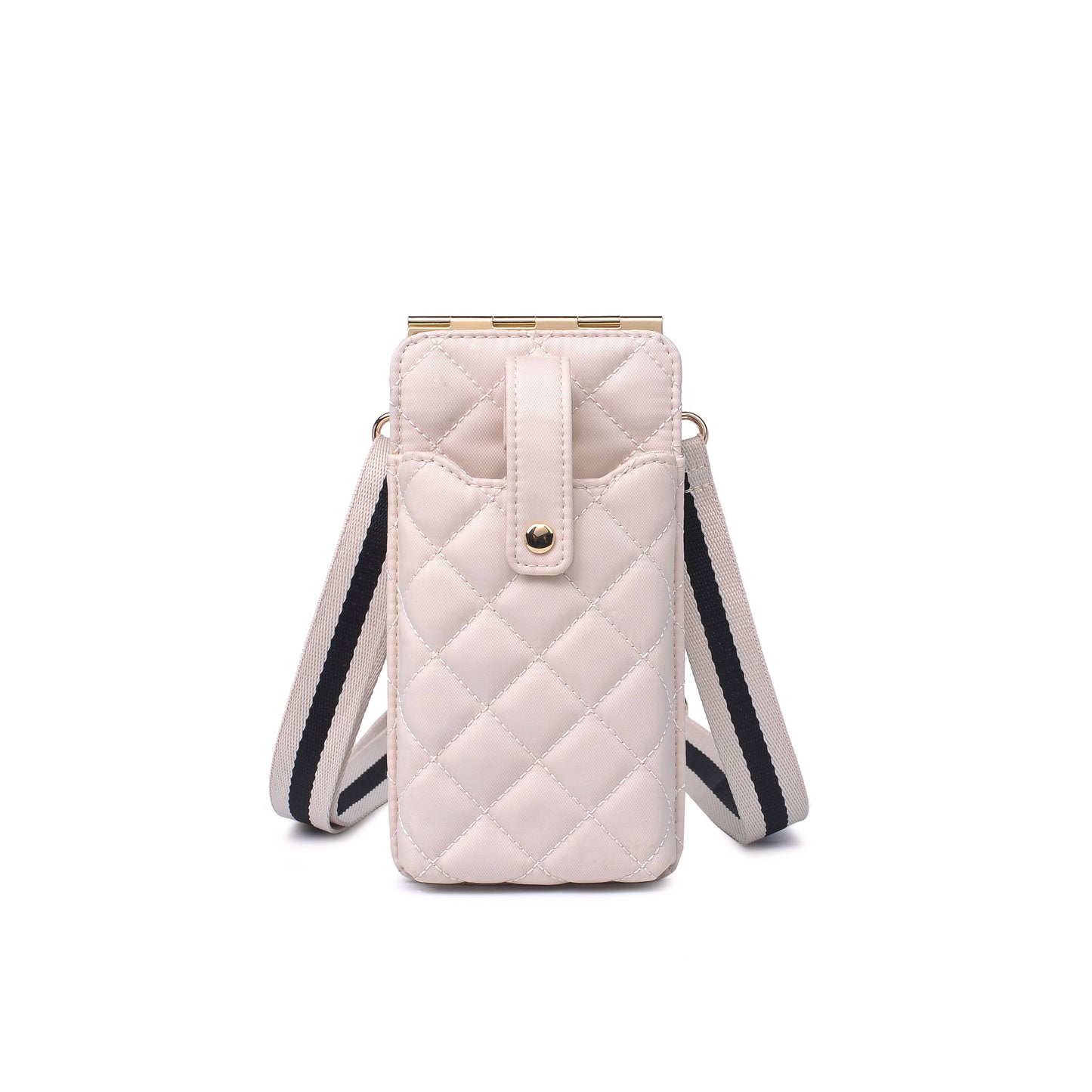 Duality - Quilted Cell Phone Crossbody: Red