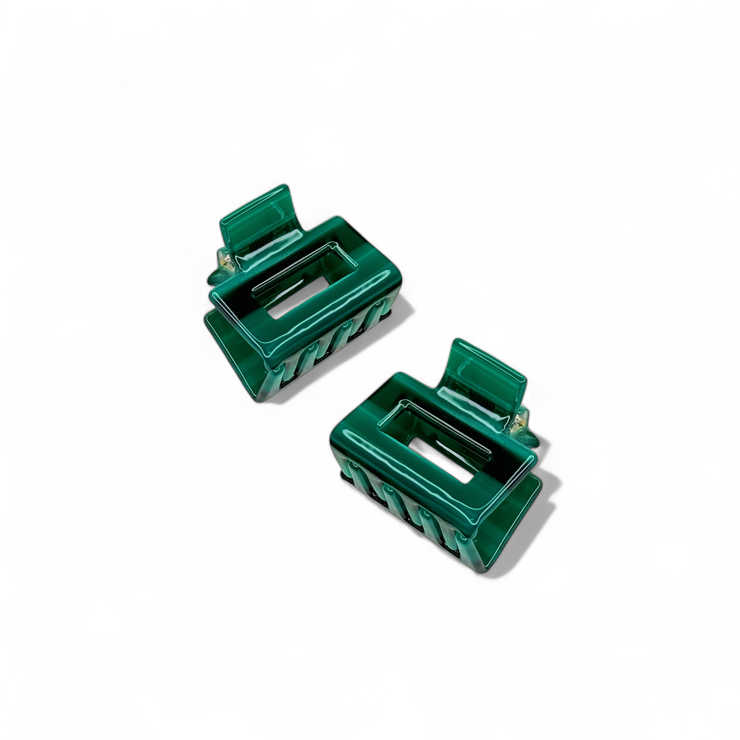 2 Pk Mini Square Claws - Emerald