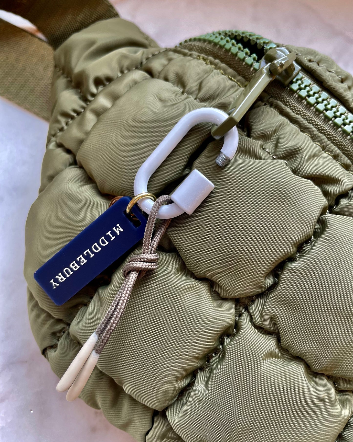 Middlebury Carabiner Bag Charm