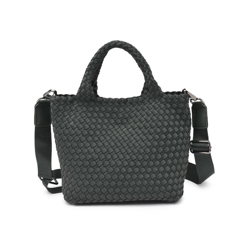 Sky's The Limit - Woven Neoprene Small Crossbody: Olive