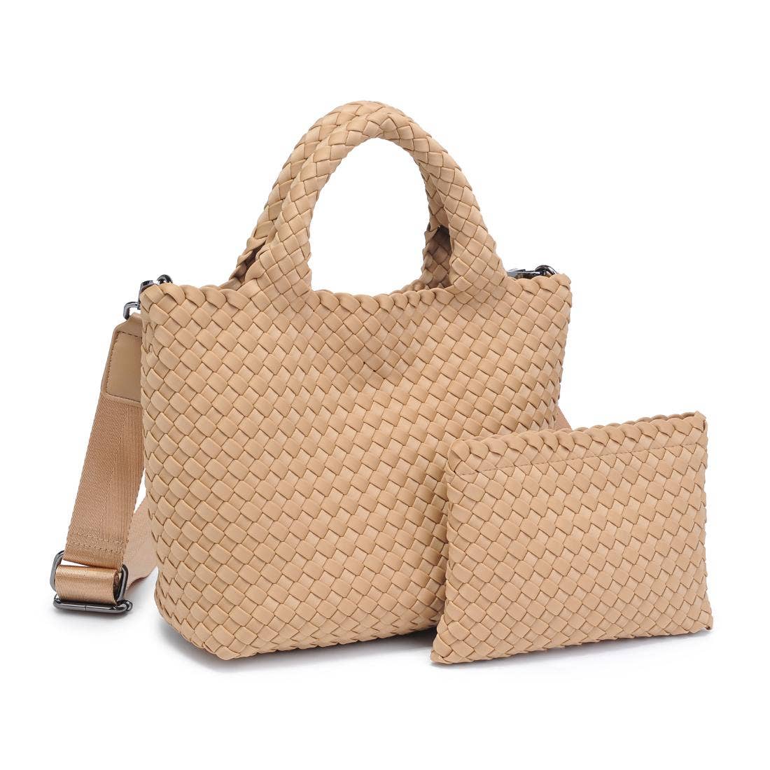 Sky's The Limit - Woven Neoprene Small Crossbody: Olive