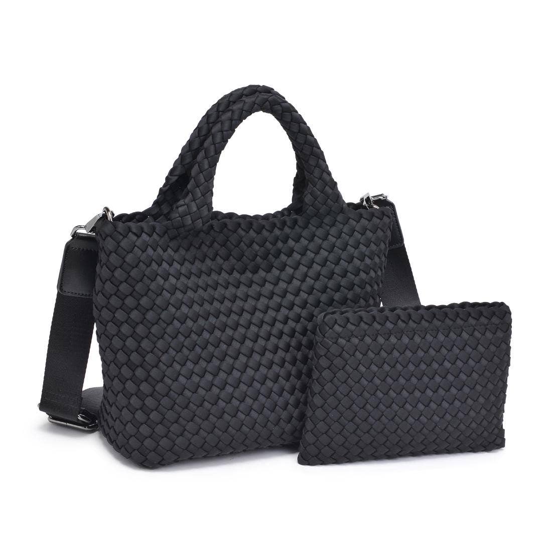 Sky's The Limit - Woven Neoprene Small Crossbody: Olive