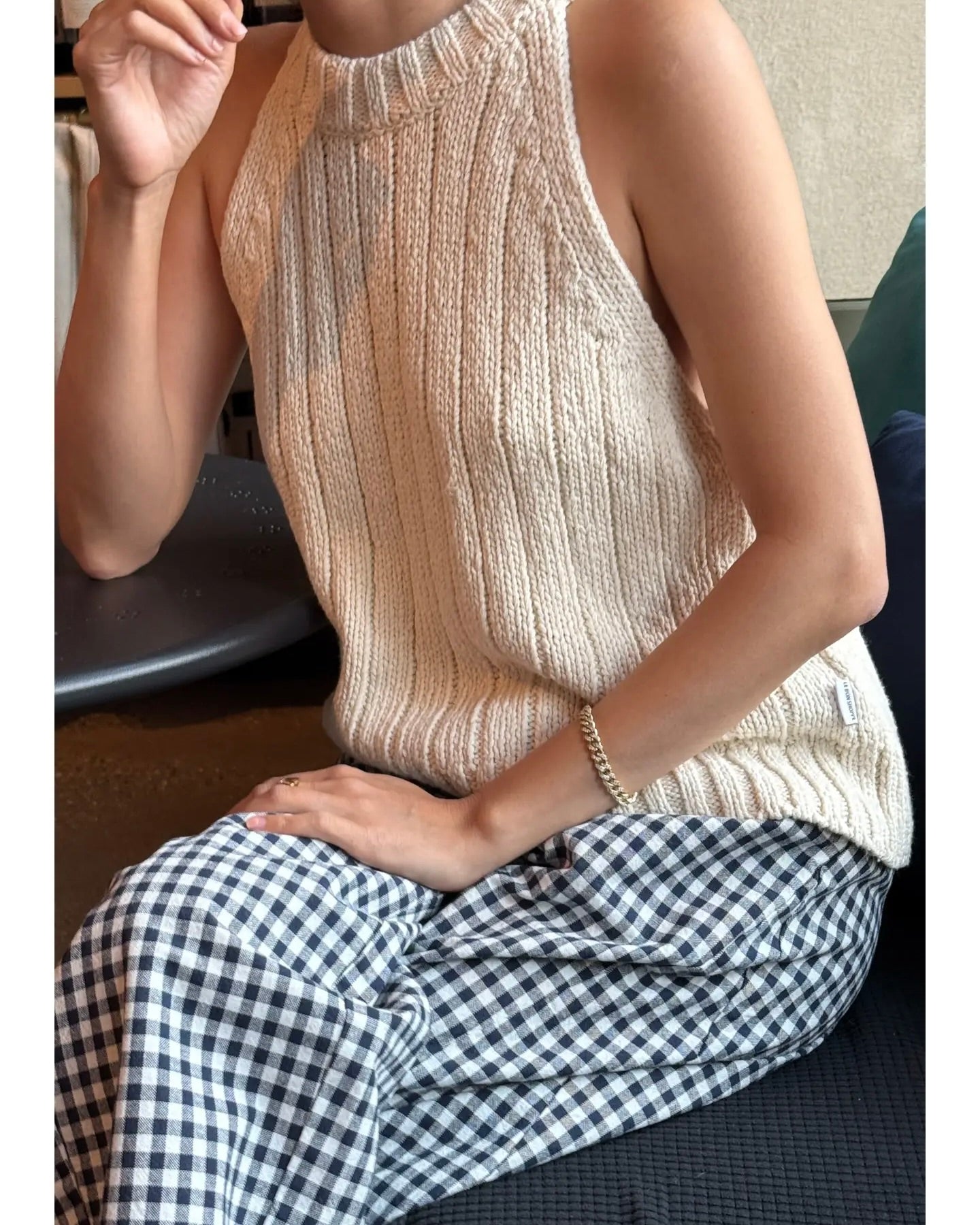 Claire Cotton Sweater Tank