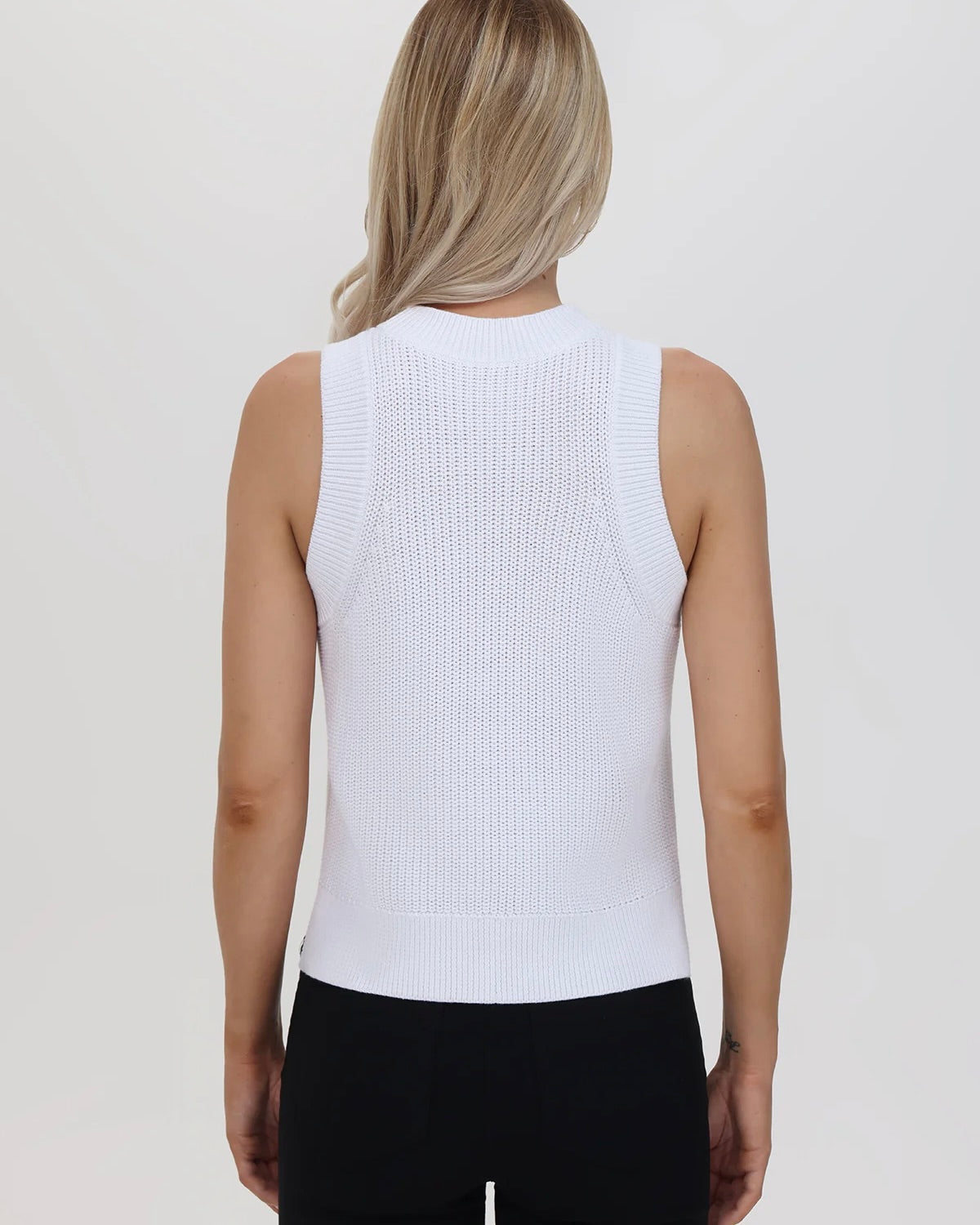 Demi High Crew Neck Tank