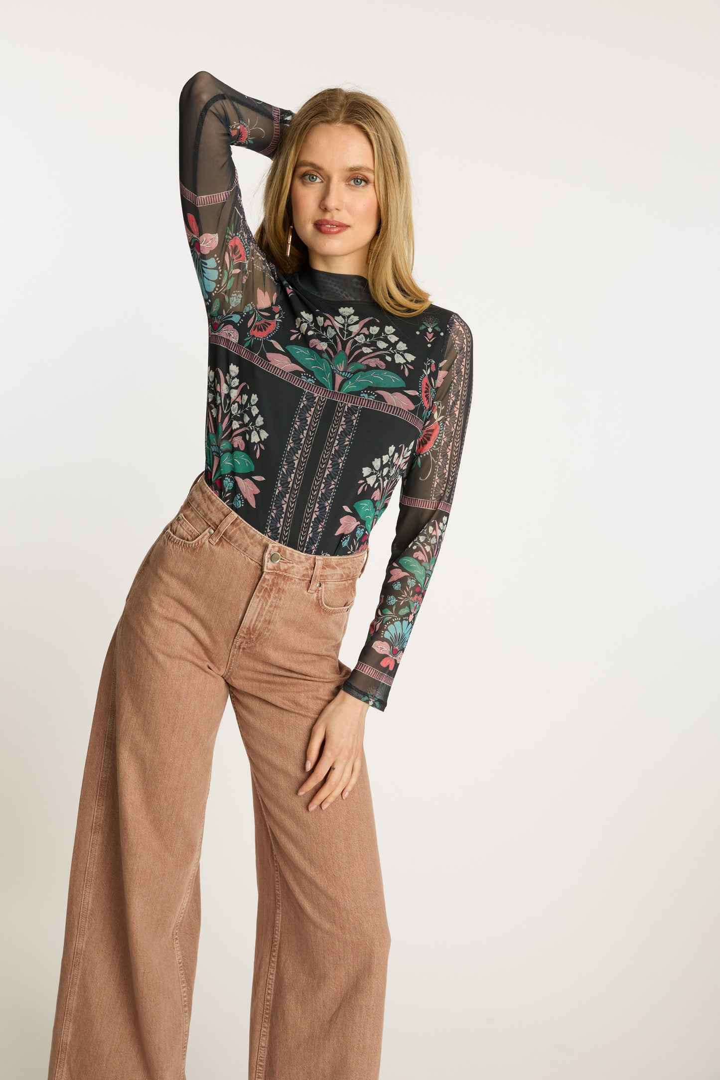 Marta Top in Twilight Bloom
