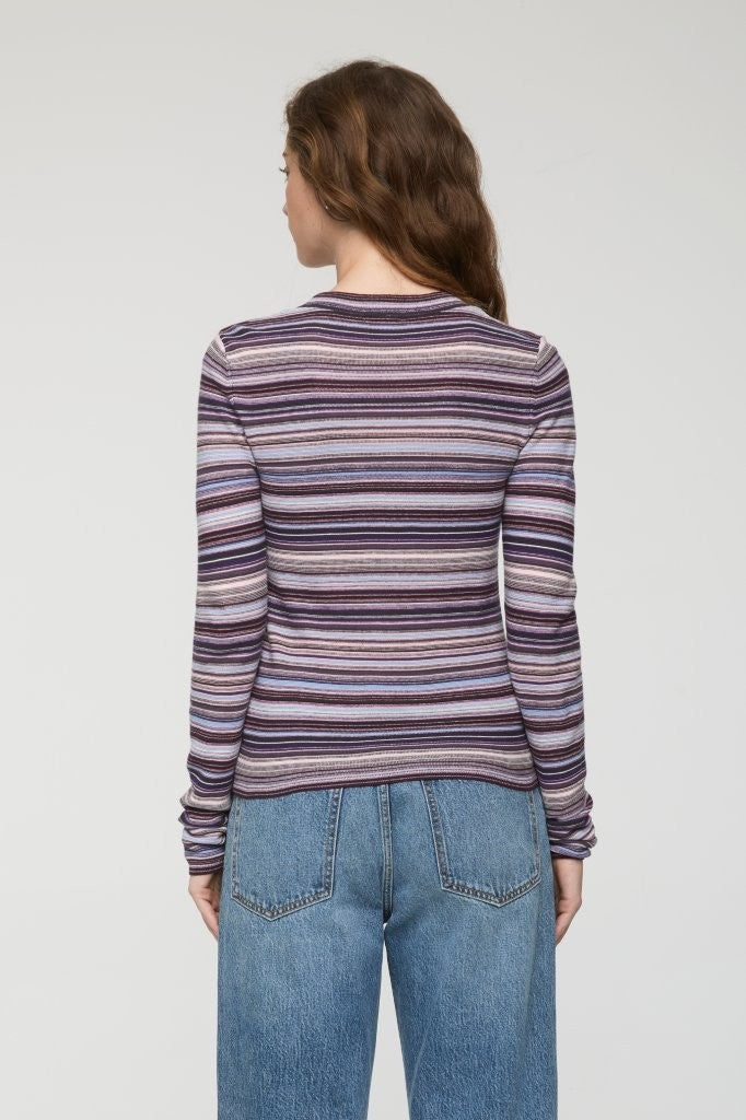 MADISON LONG SLEEVE CREW NECK SWEATER TEE