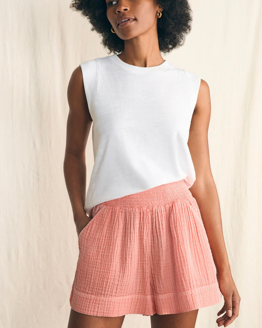Faherty Dream Cotton Gauze Shorts Middleton Vermont