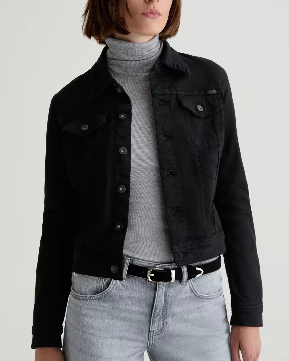 Robyn Denim Jacket | Super Black