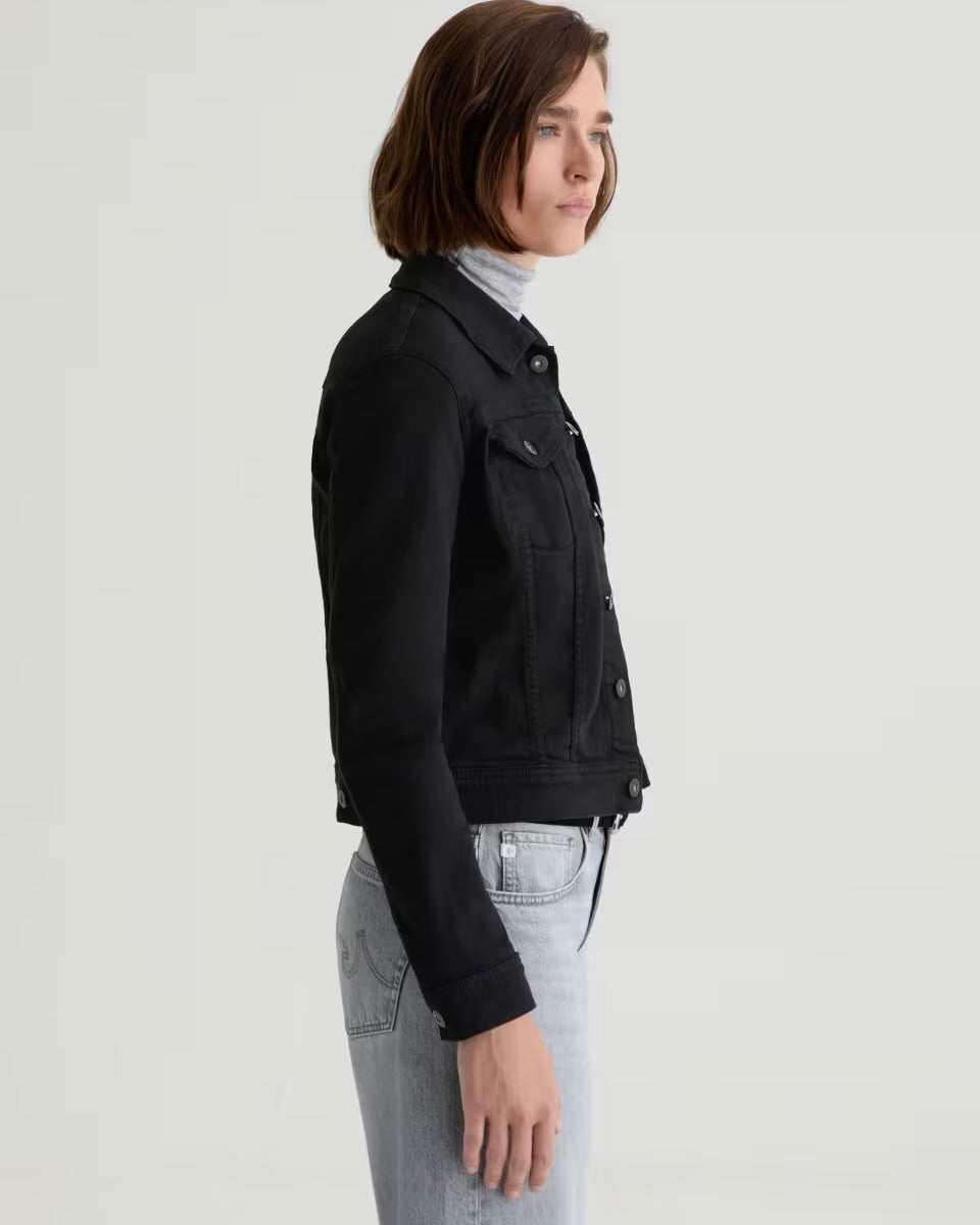 Robyn Denim Jacket | Super Black