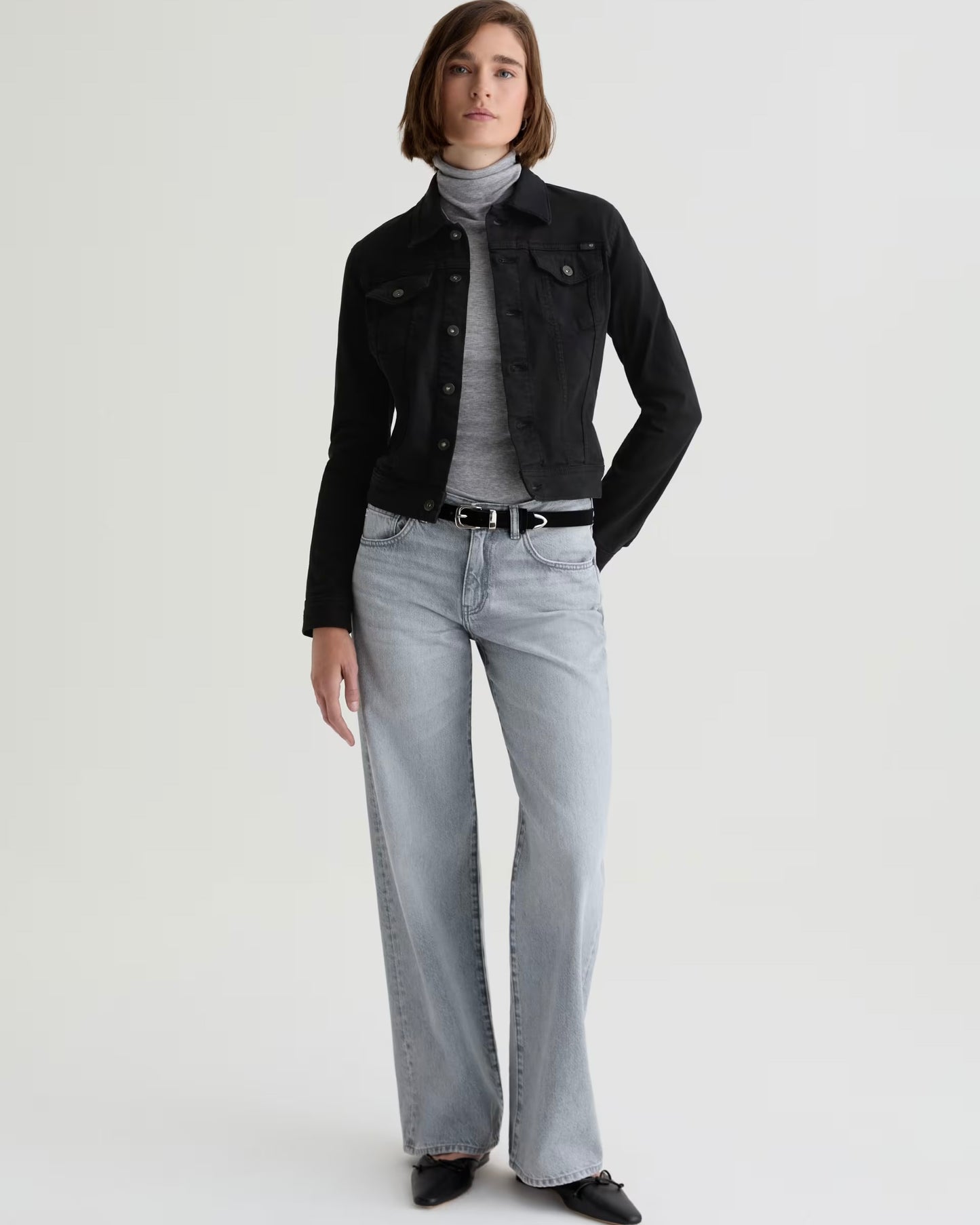 Robyn Denim Jacket | Super Black