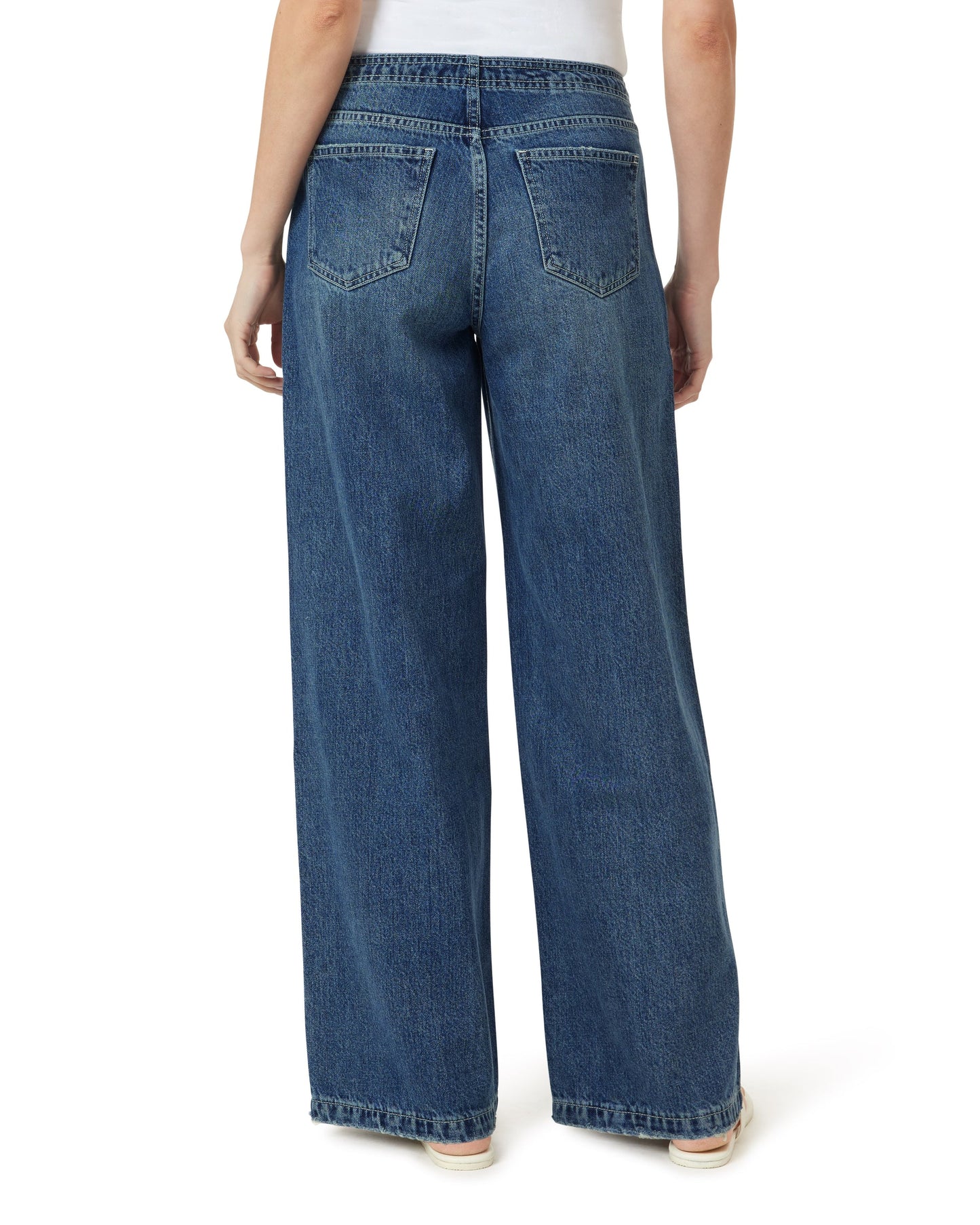 Lia Drawstring Wide Leg Jeans