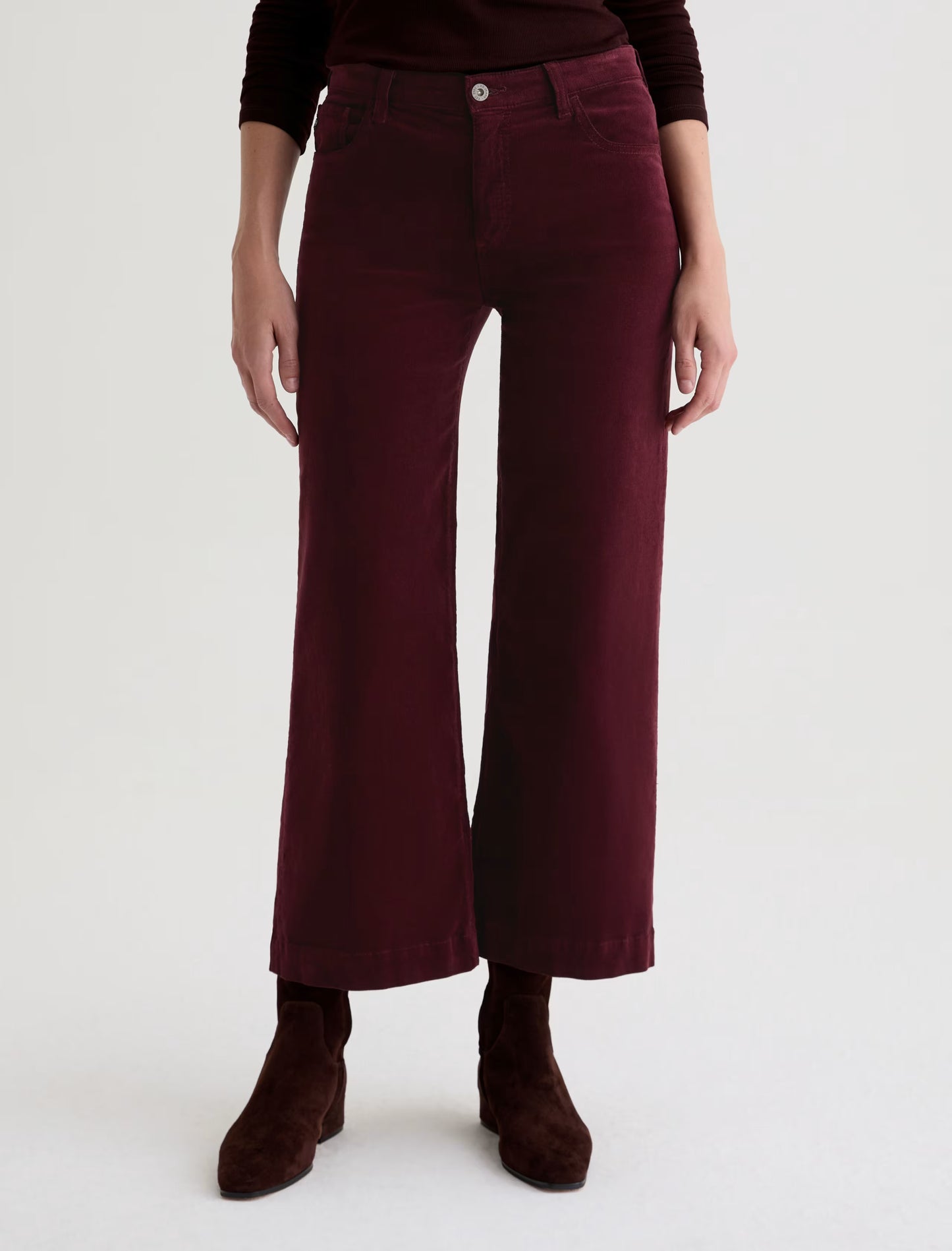 Saige Wide Leg Crop Corduroy
