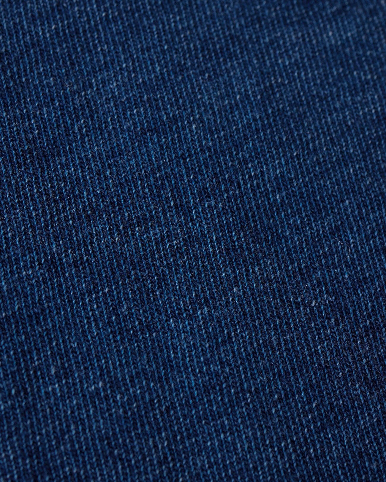 Close-up of blue denim fabric texture