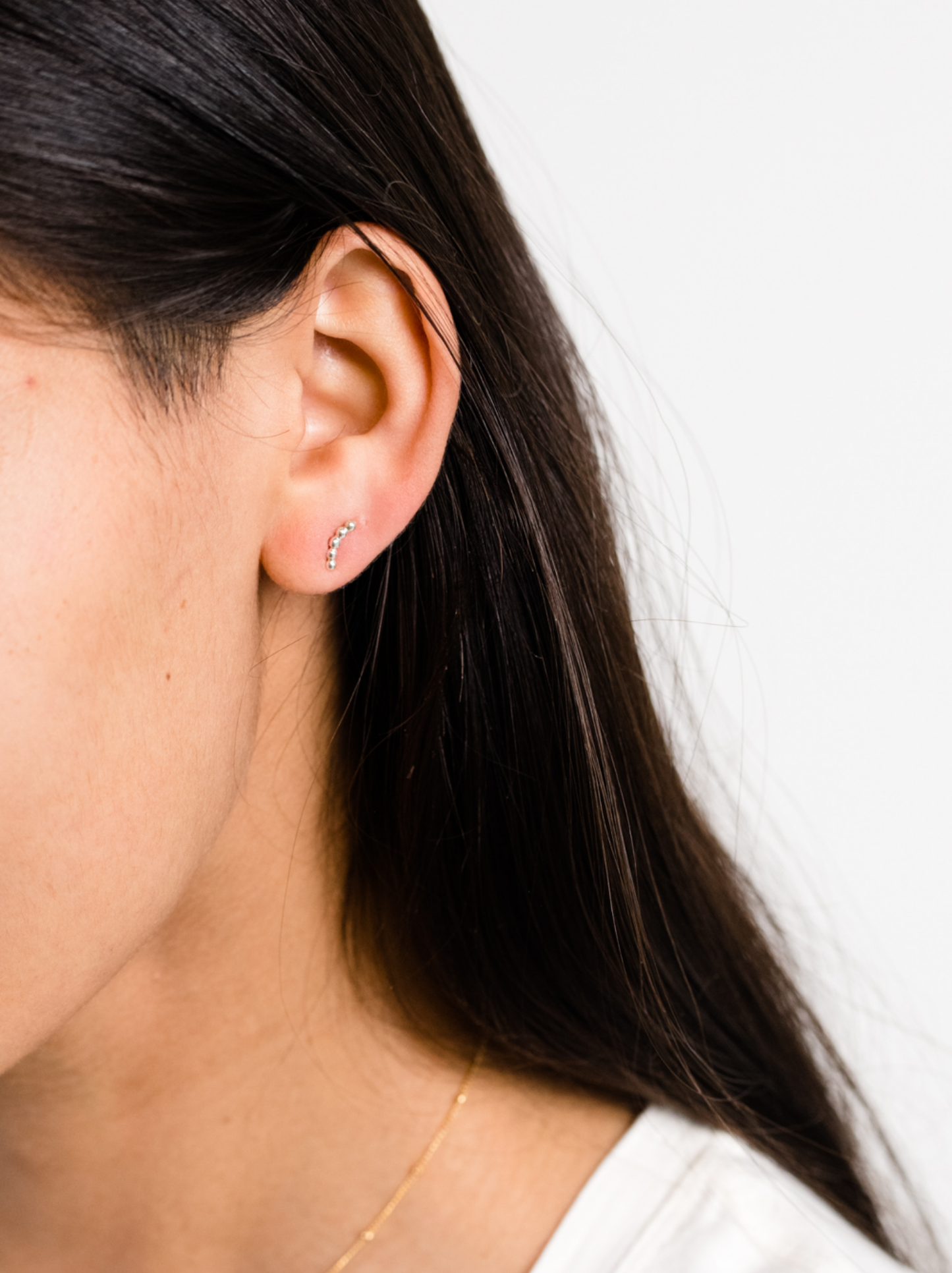 Caesar Stud Earrings: 14k Gold-filled