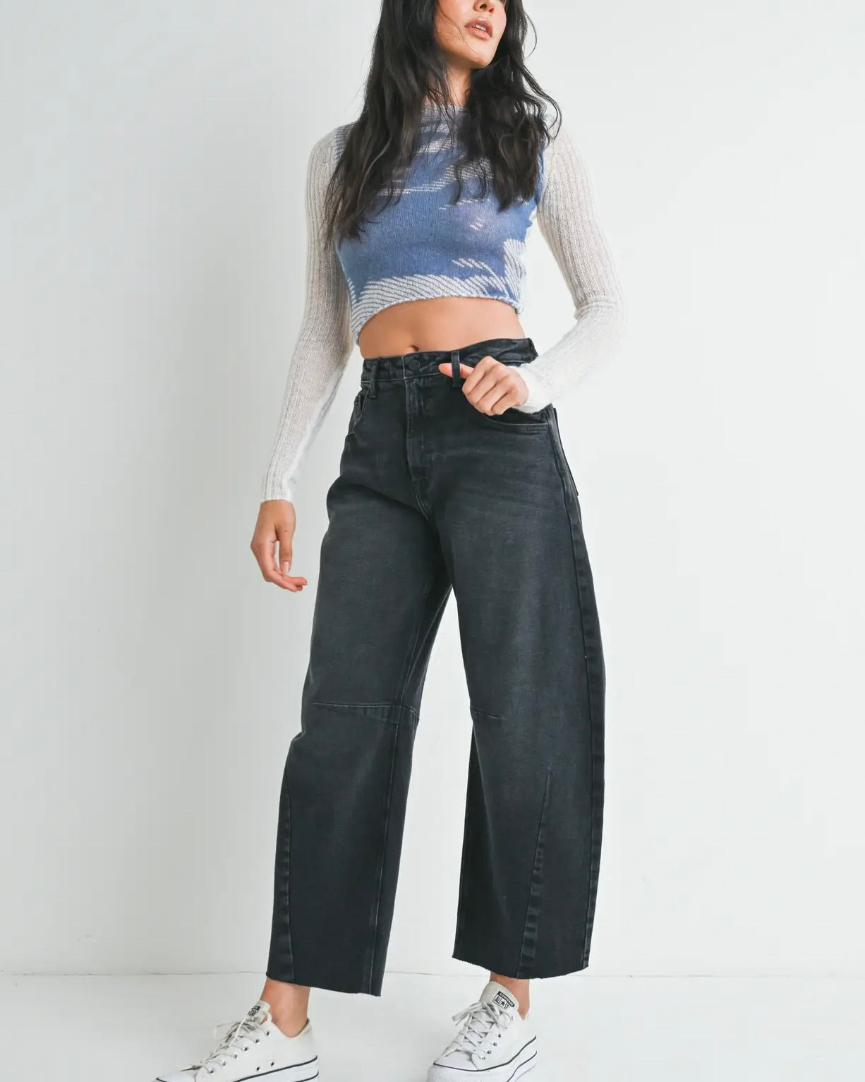 JBD Seamed Barrel Jean