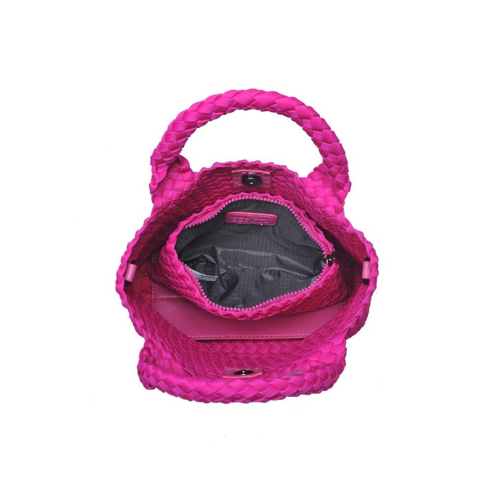 Sky's The Limit - Woven Neoprene Small Crossbody: Wine
