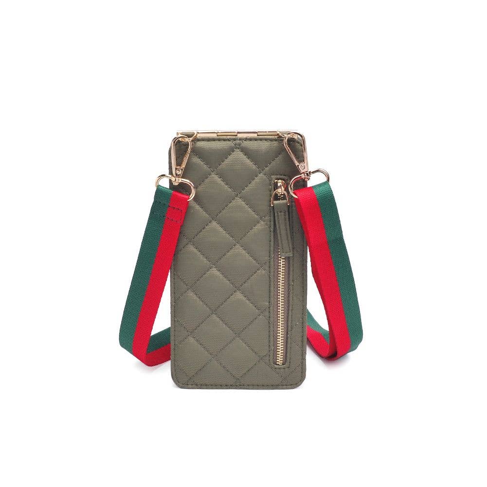 Duality - Quilted Cell Phone Crossbody: Cream