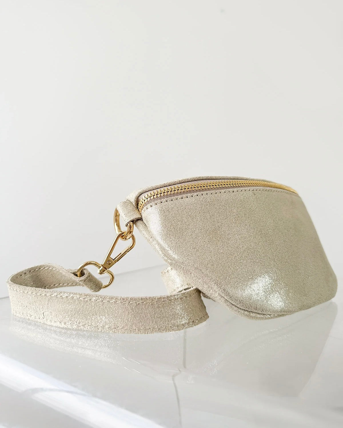 Shelly Glam-Leather Sling Bag