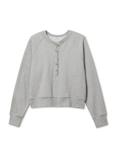 Gray sweatshirt on a white background