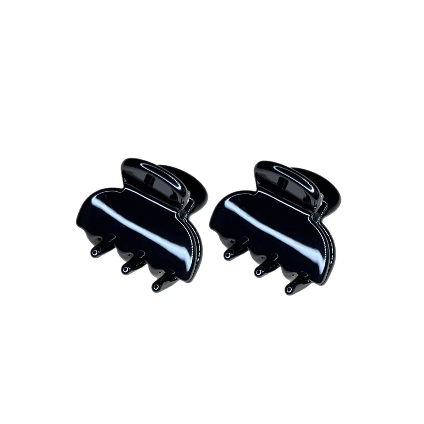 Acetate 2 Pack Mini Claws - Black
