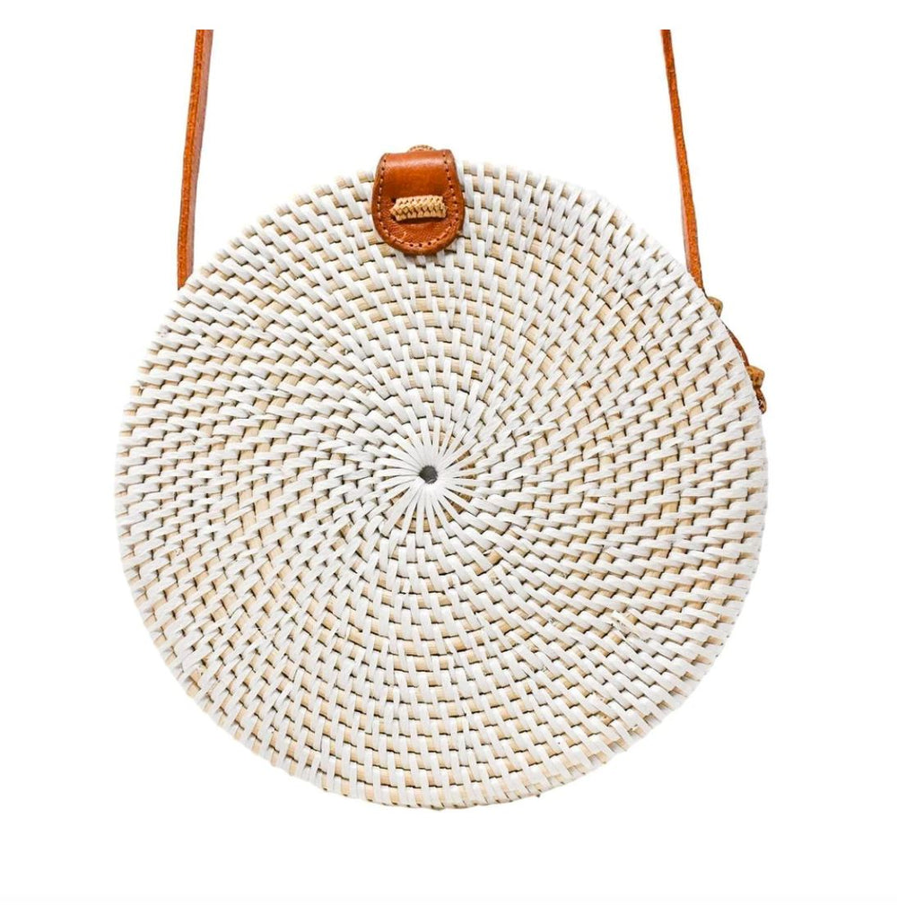 Poppy + Sage Camilla Round Rattan Bag