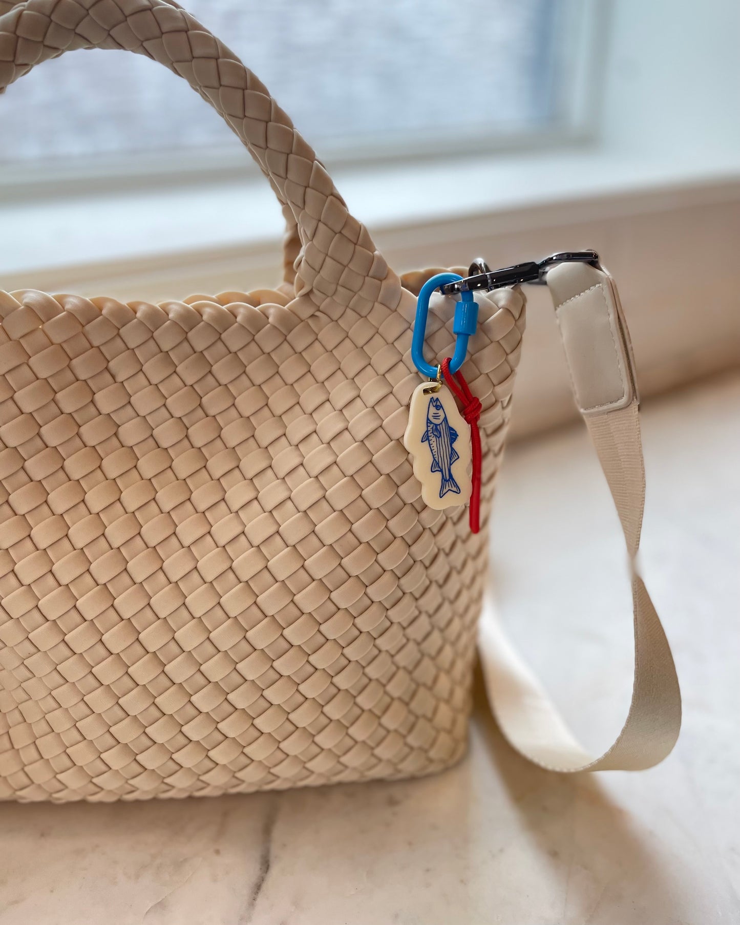 Freshwater Fish Carabiner Bag Charm