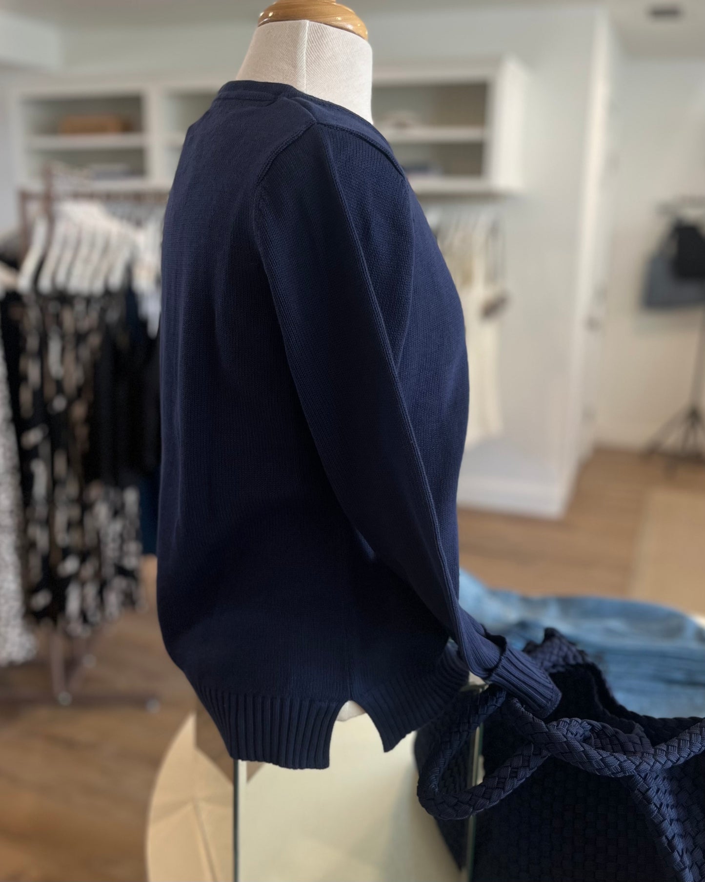 Cotton Letter Sweater-MIDD