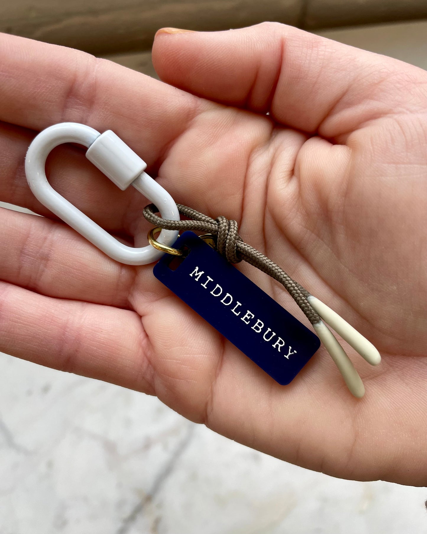 Middlebury Carabiner Bag Charm