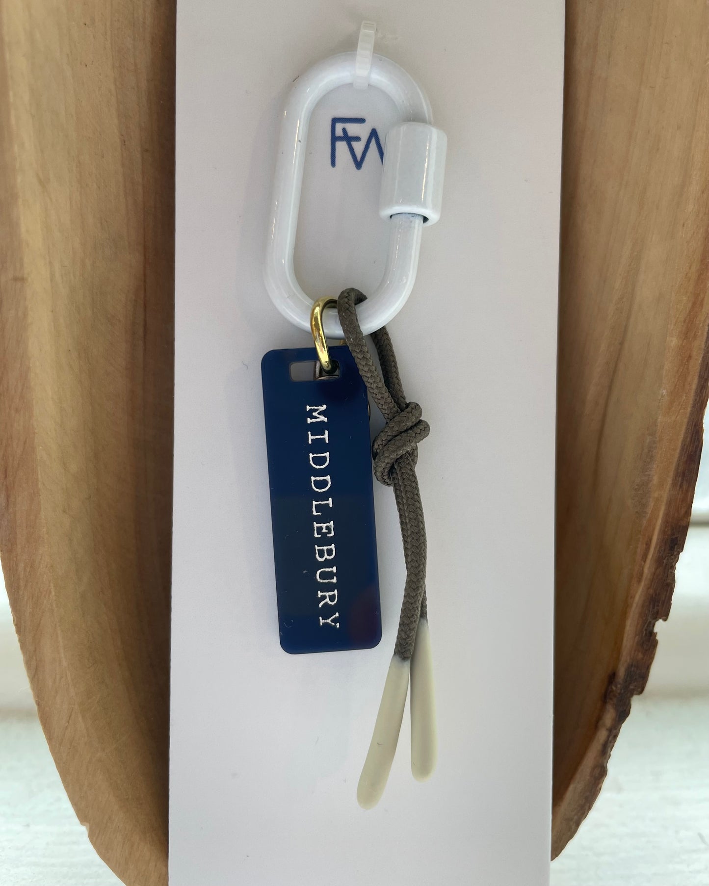 Middlebury Carabiner Bag Charm