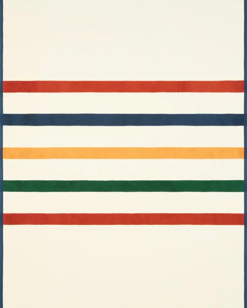 Image of Chappy Wrap VIntage Center Stripes blanket
