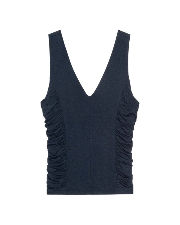 Flat lay of the Nation Shawna tank on a white background.