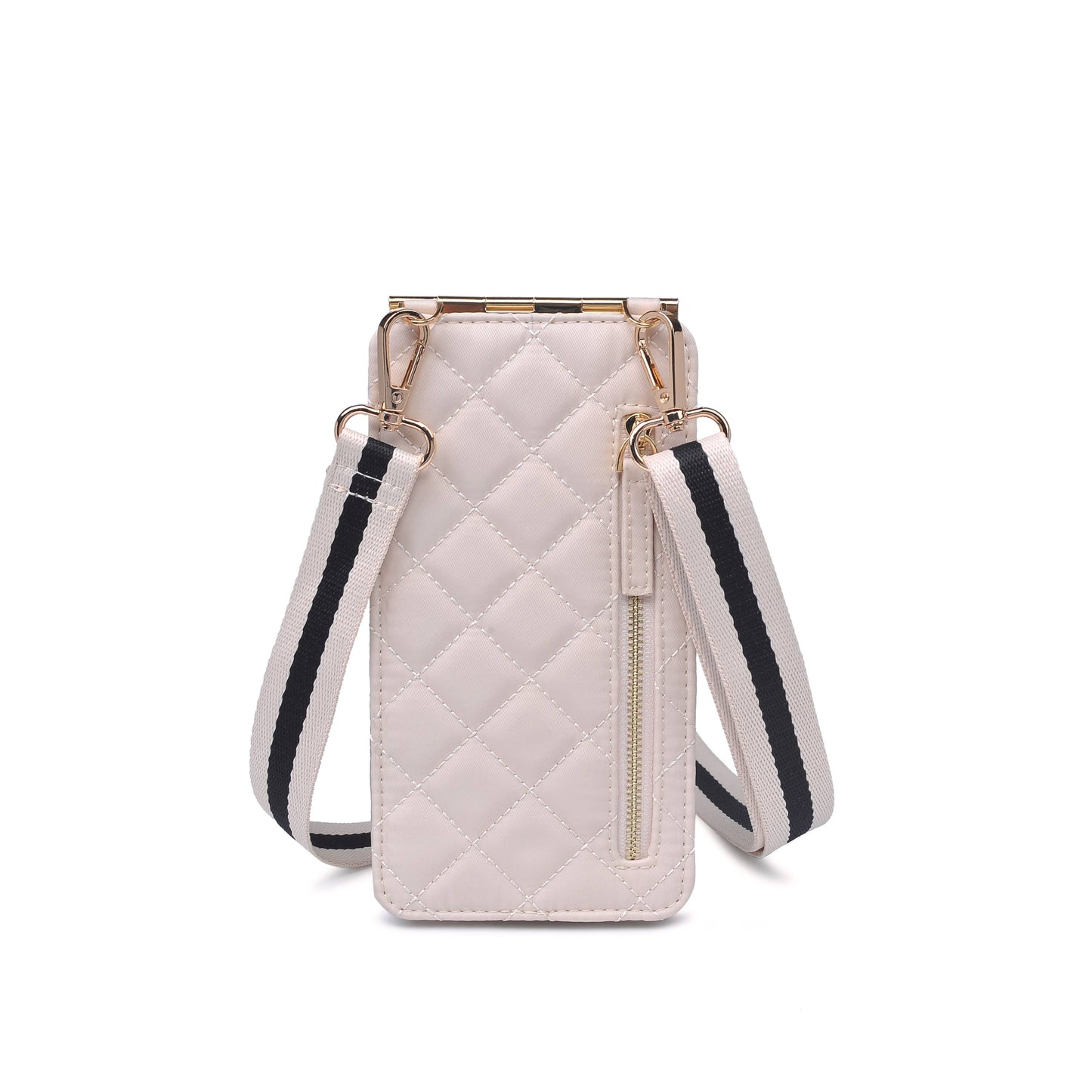 Duality - Quilted Cell Phone Crossbody: Red